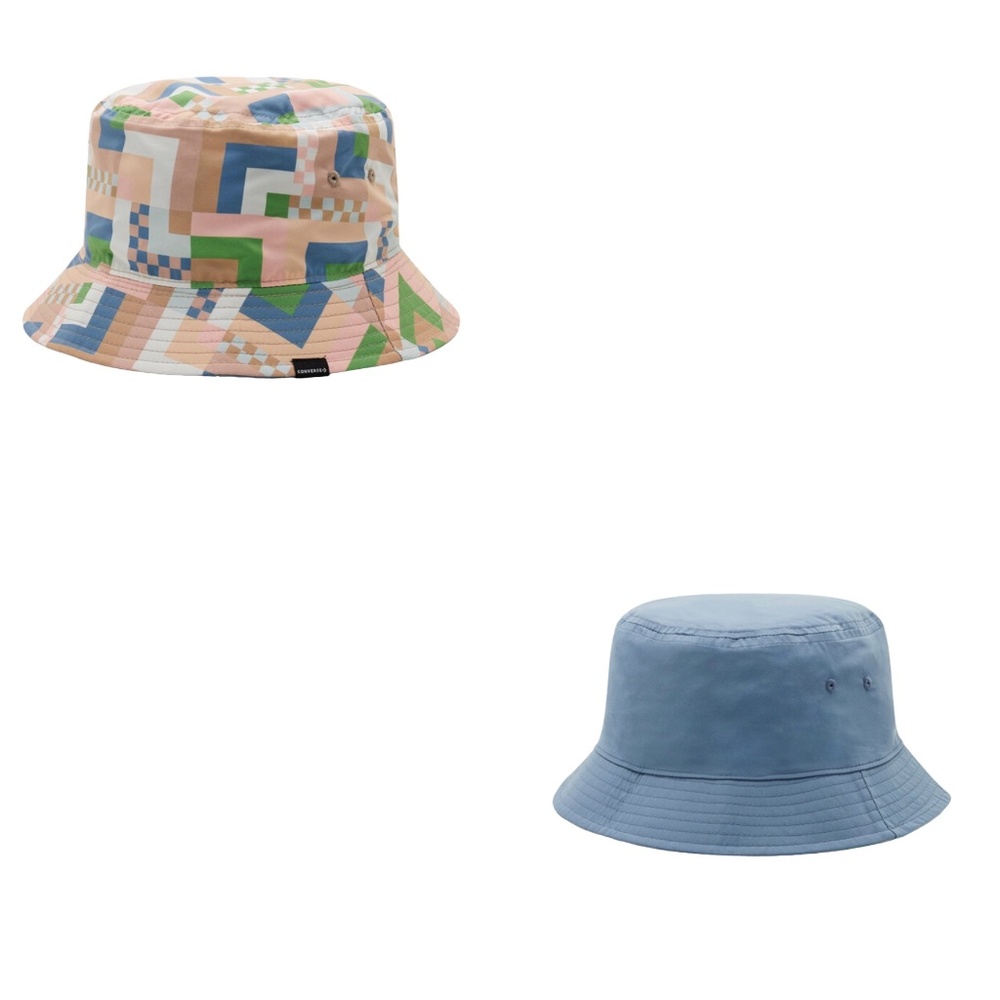 🔥HOT SALE🔥Converse Reversible Bucket Hat Multicolor Unisex Size 10023011-A01 - Picture 2 of 10